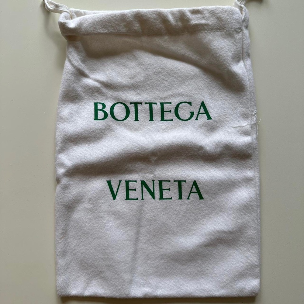 Bottega Veneta dust bag.